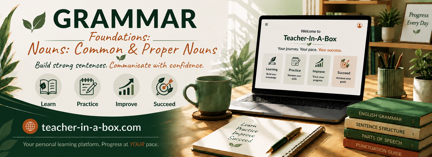 Teacher-In-A-Box — Common & Proper Nouns