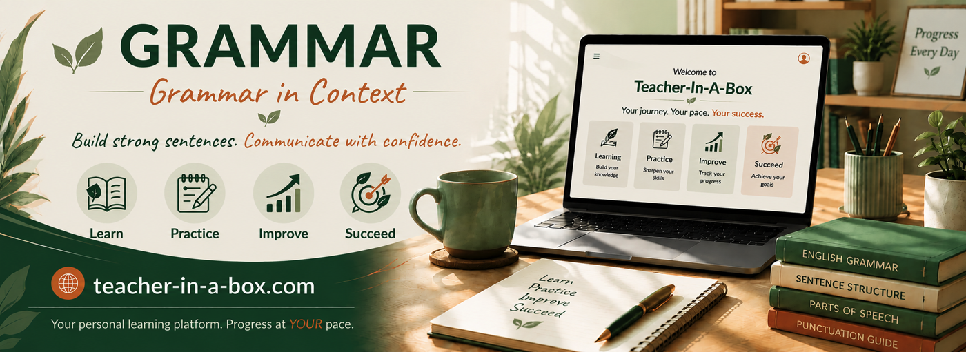 Teacher-In-A-Box — Grammar in Context