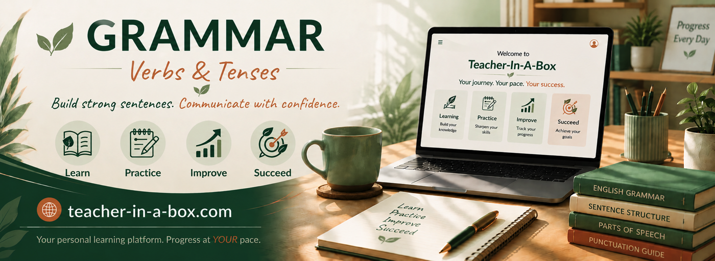 Teacher-In-A-Box — Verbs and Tenses