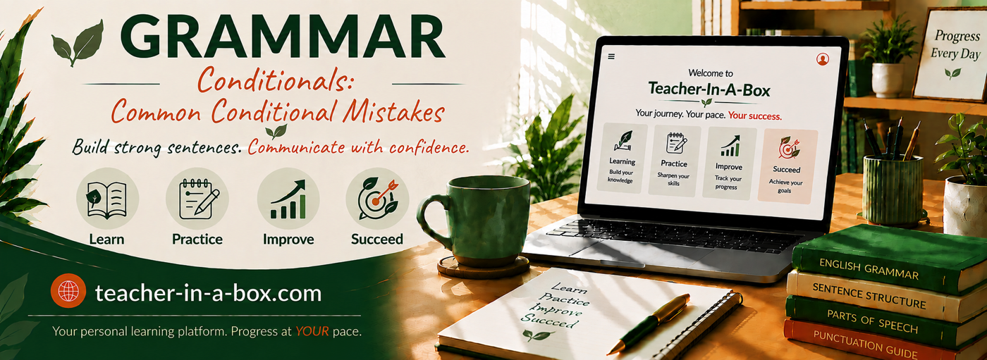 Teacher-In-A-Box — Common Conditional Mistakes