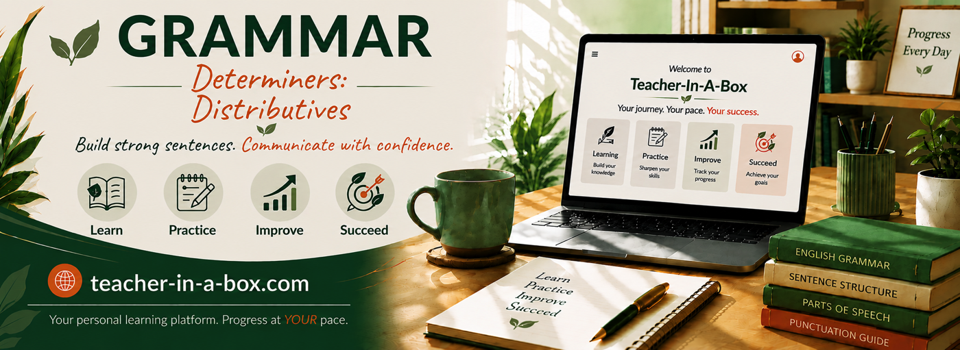 Teacher-In-A-Box — Distributives