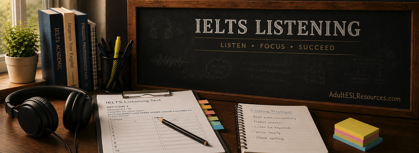 IELTS Listening test preparation