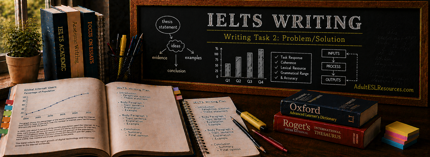 IELTS Writing Task 2 Problem and Solution essays