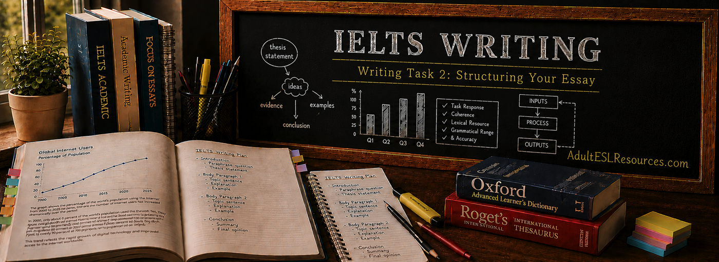 Structuring your IELTS Writing Task 2 essay