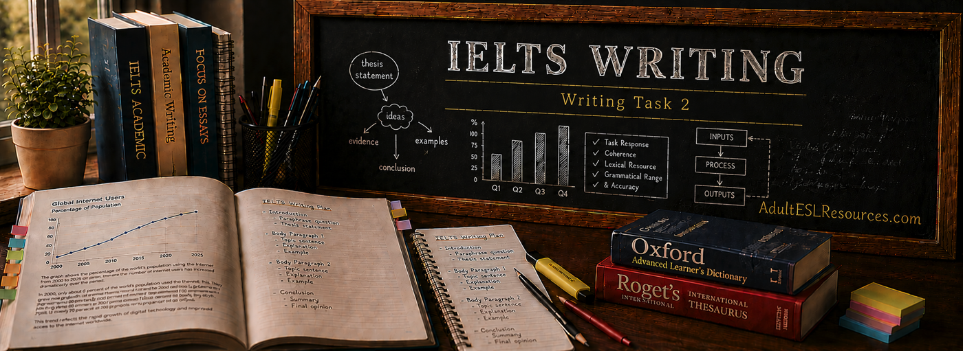 IELTS Writing Task 2 preparation