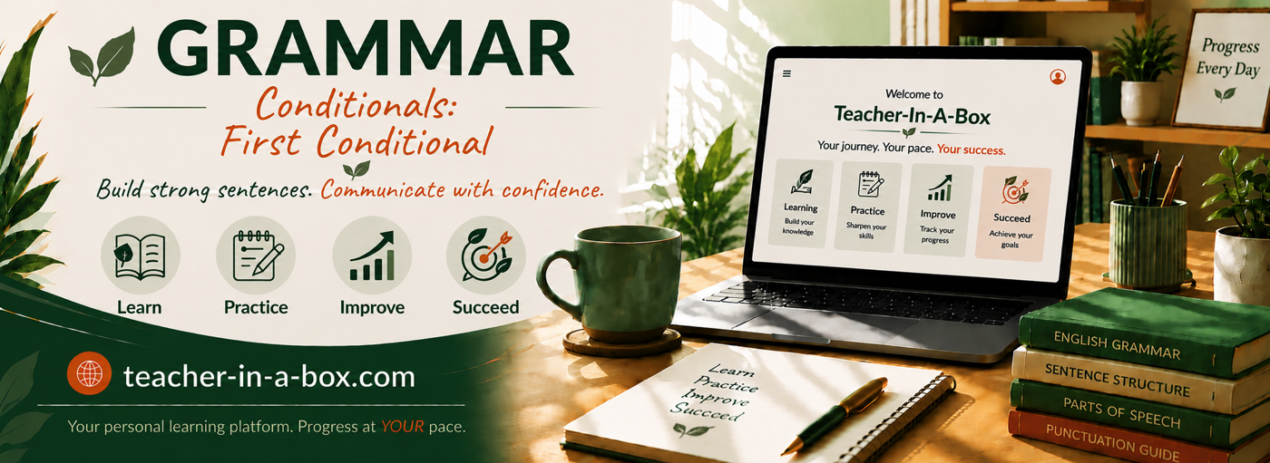 Teacher-In-A-Box — First Conditional