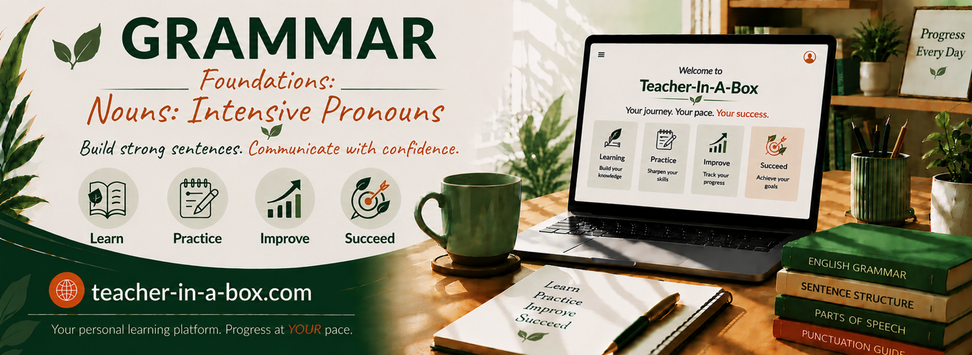 Teacher-In-A-Box — Intensive Pronouns
