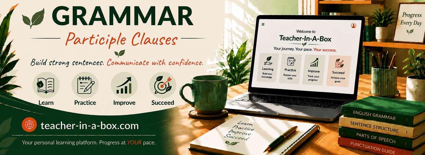 Teacher-In-A-Box — Participle Clauses