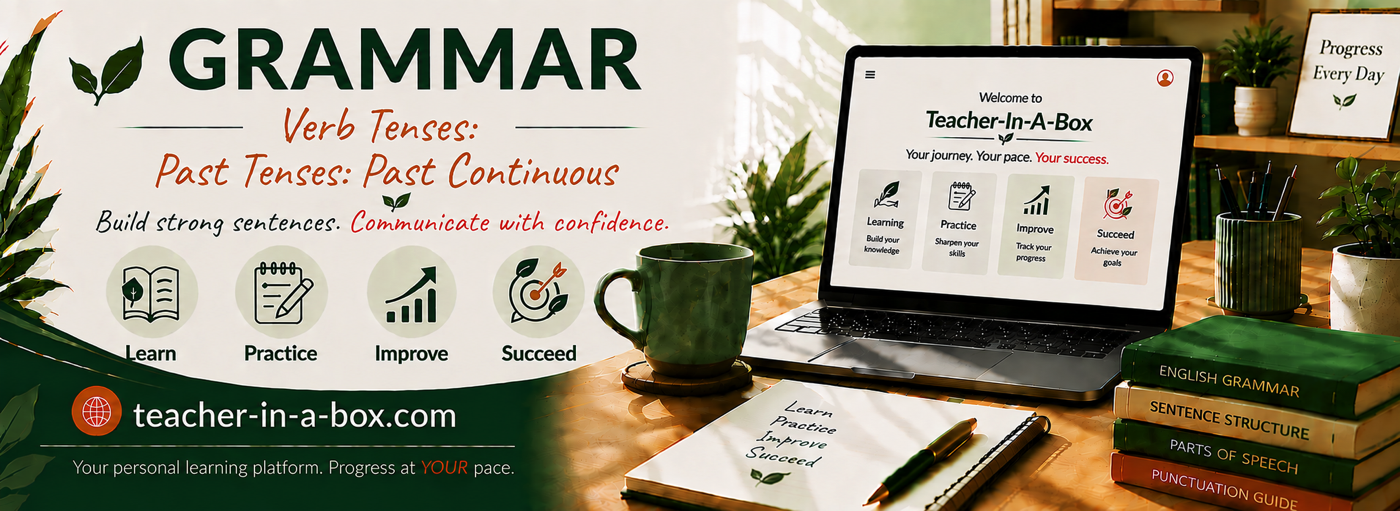 Teacher-In-A-Box — Past Continuous