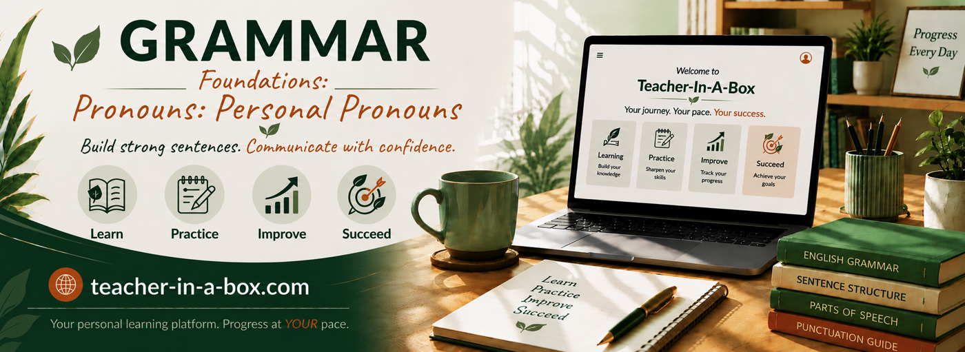 Teacher-In-A-Box — Personal Pronouns