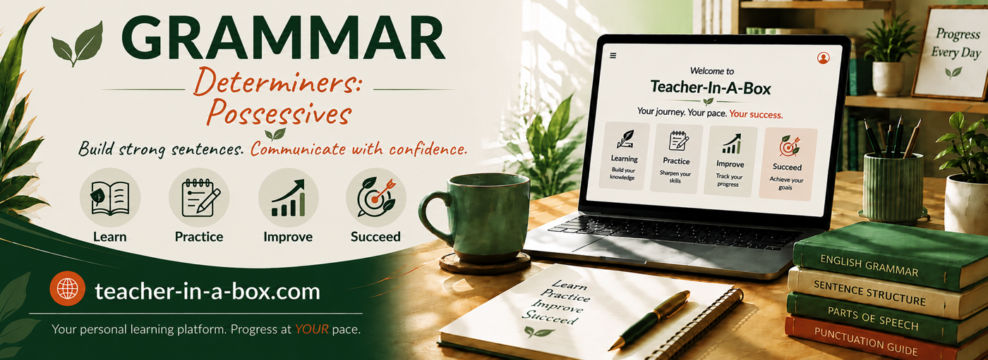 Teacher-In-A-Box — Possessives