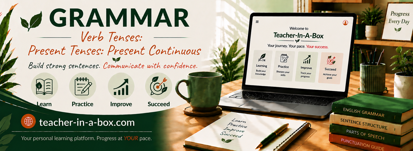 Teacher-In-A-Box — Present Continuous