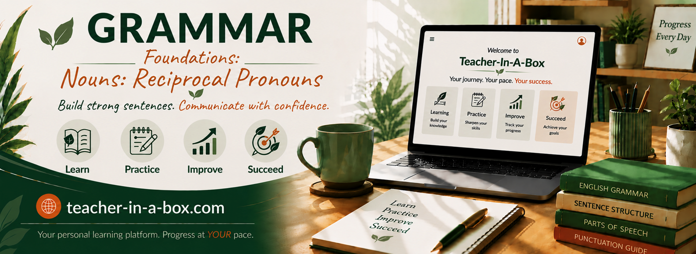 Teacher-In-A-Box — Reciprocal Pronouns