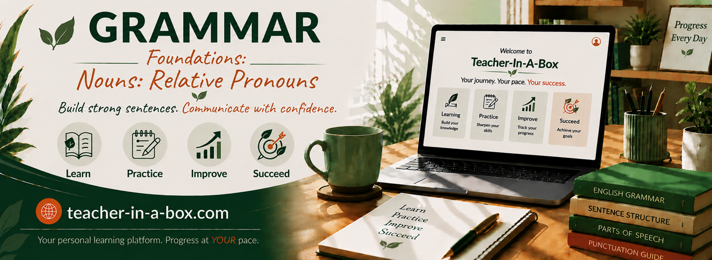 Teacher-In-A-Box — Relative Pronouns
