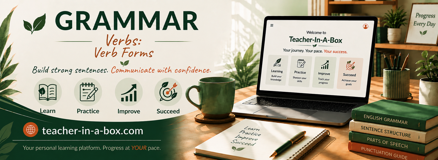 Teacher-In-A-Box — Verb Forms