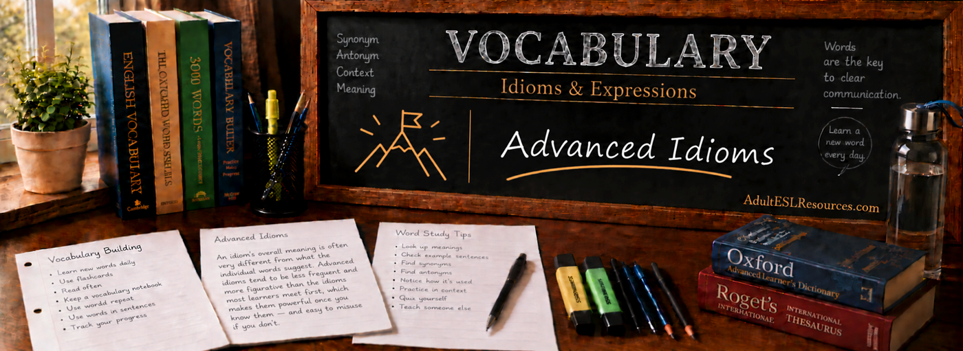 Teacher-In-A-Box — Advanced Idioms