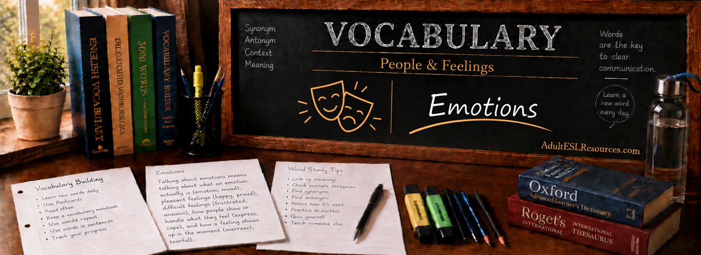 Teacher-In-A-Box — Emotions Vocabulary
