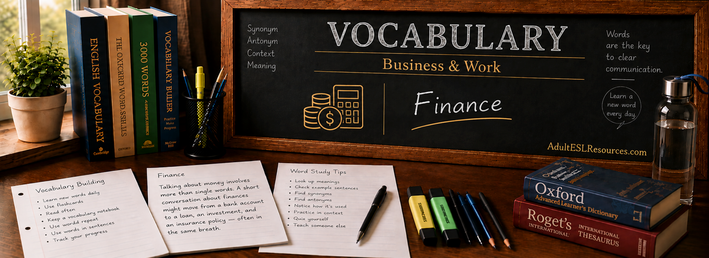 Teacher-In-A-Box — Finance Vocabulary