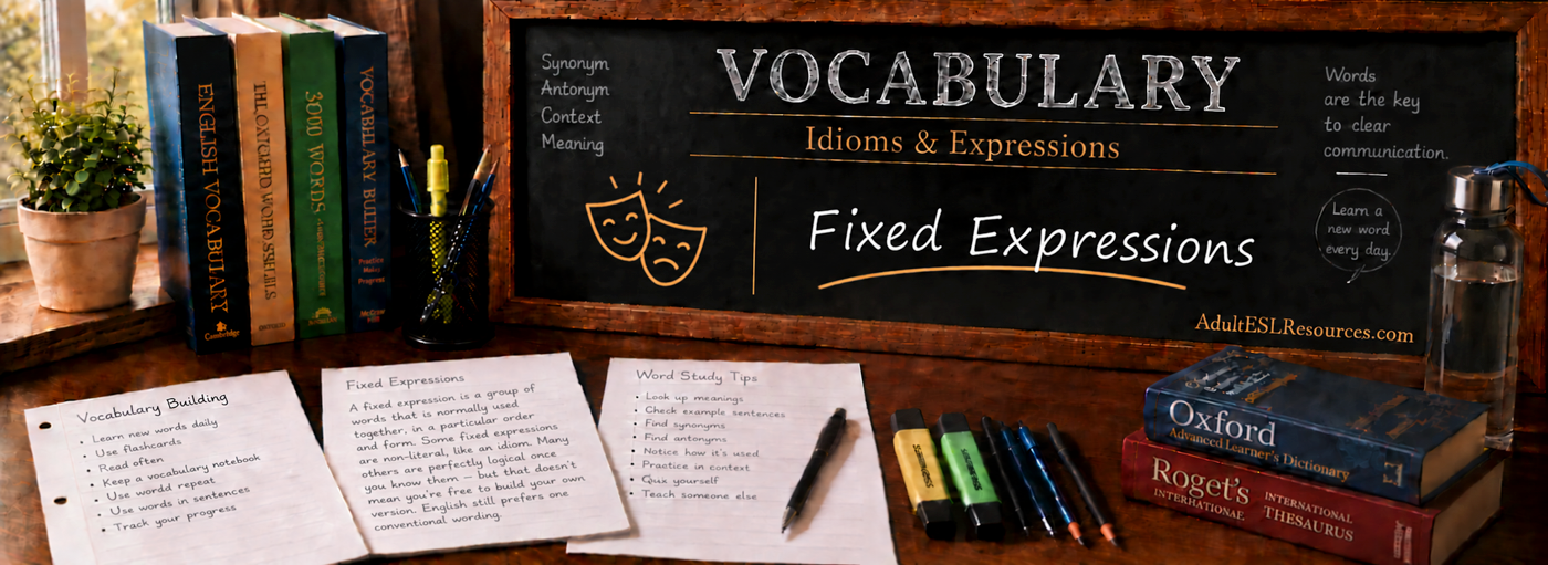 Teacher-In-A-Box — Fixed Expressions