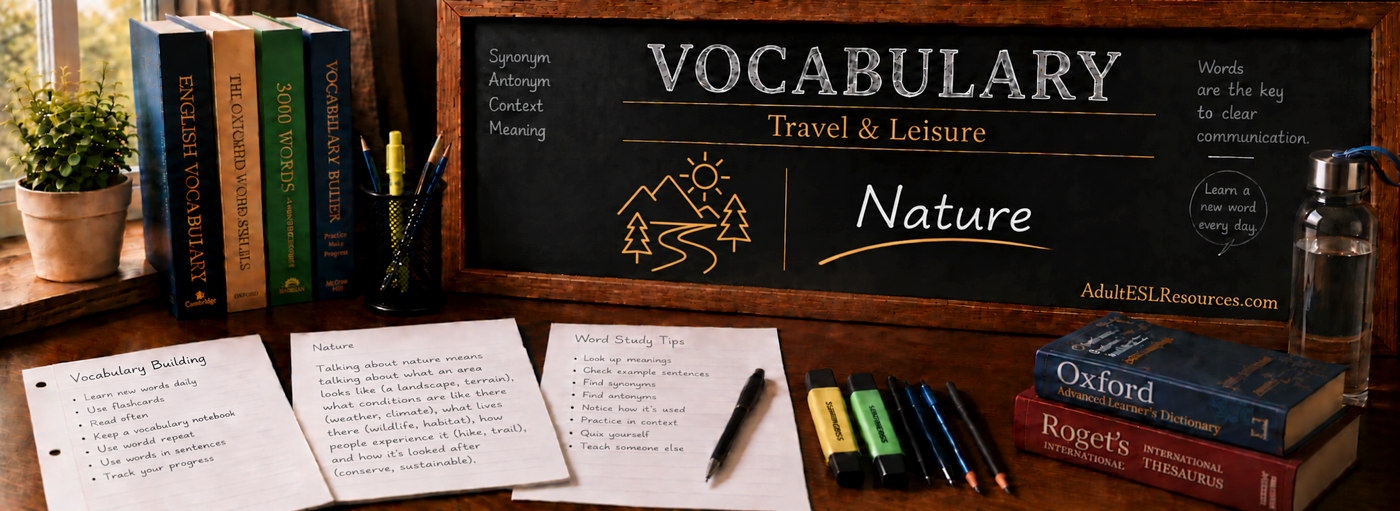Teacher-In-A-Box — Nature Vocabulary