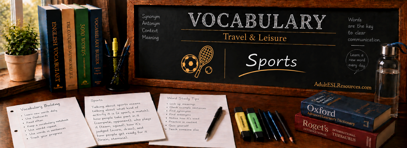 Teacher-In-A-Box — Sports Vocabulary